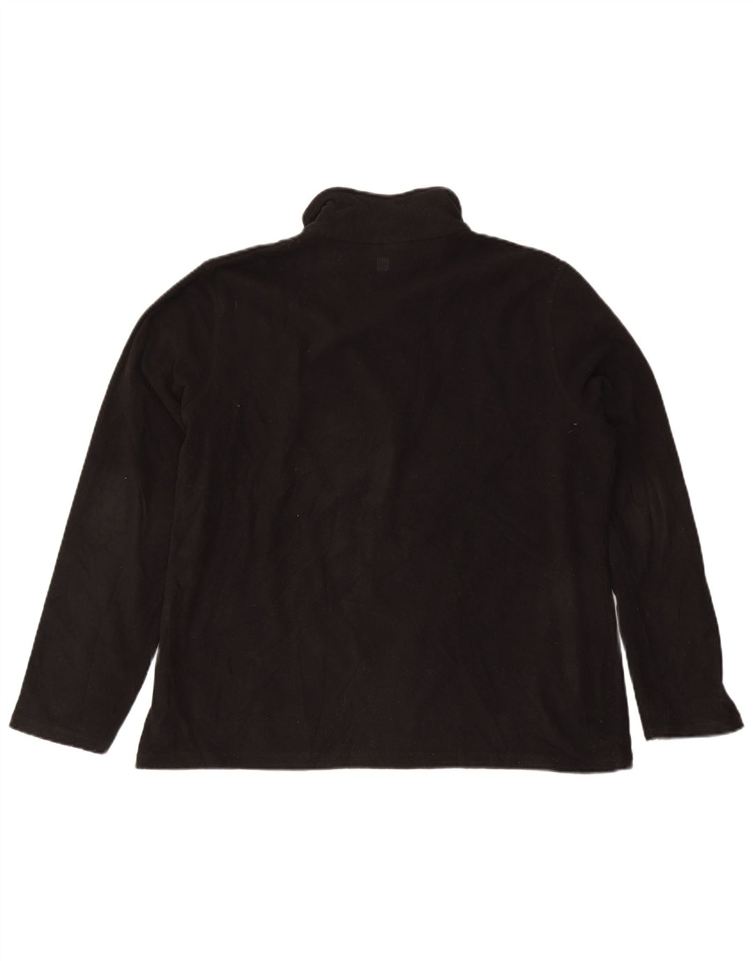 Męski sweter polarowy Mountain Warehouse z zamkiem błyskawicznym XL, czarny, poliestrowy