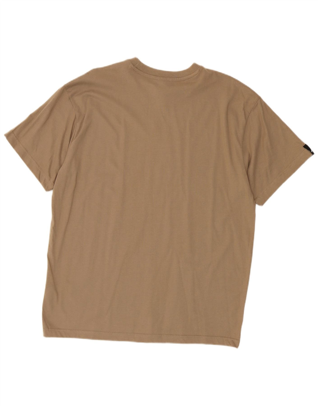 T-shirt męski Kappa, duży, brązowy, bawełniany