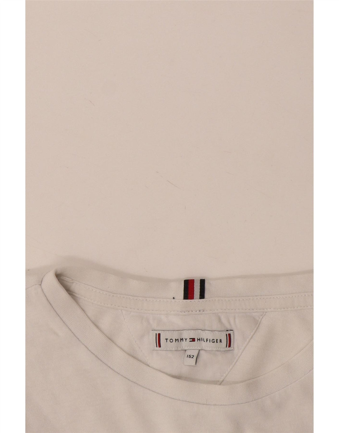 Chłopięcy top z grafiką Tommy Hilfiger z długim rękawem 11-12 lat, biały