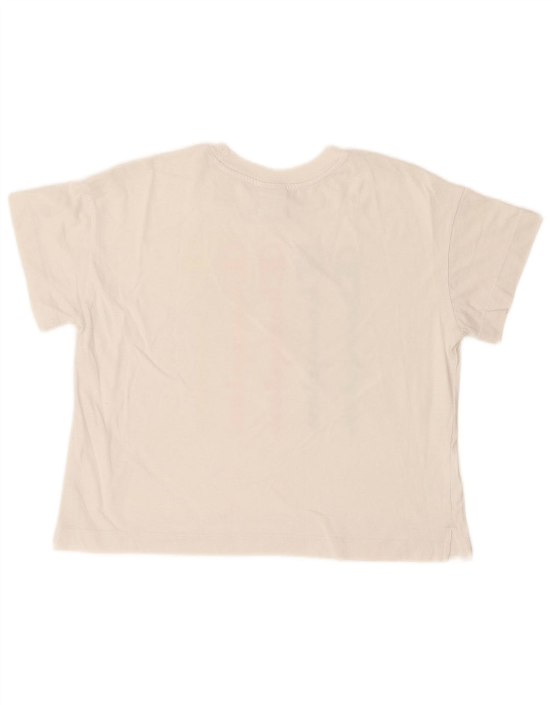 Damska koszulka Champion Crop Graphic Top UK 14 Medium White