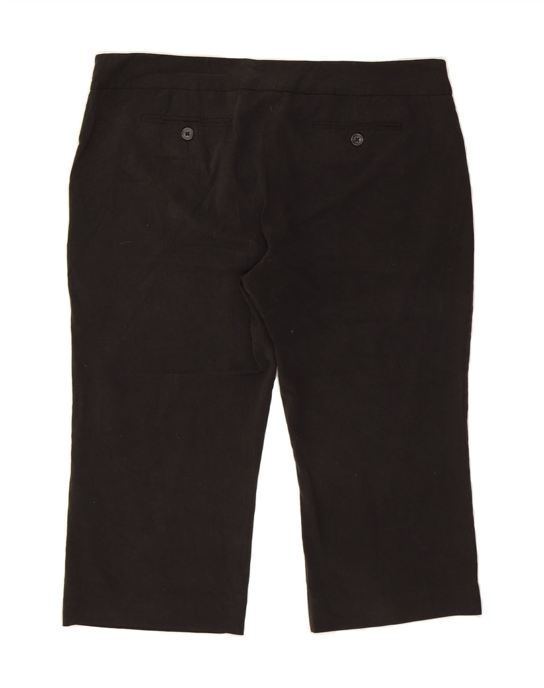 MOSSIMO Womens Straight Capri Trousers US 16 2XL W40 L21 Black Polyester Vintage Mossimo and Second-Hand Mossimo from Messina Hembry 