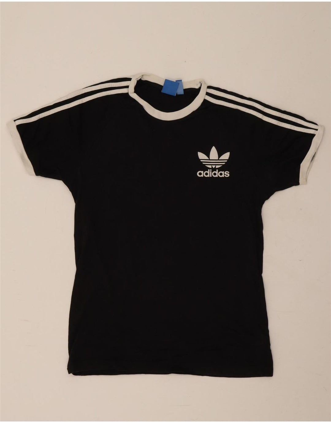 Męska koszulka z grafiką Adidas, średnia, czarna bawełna