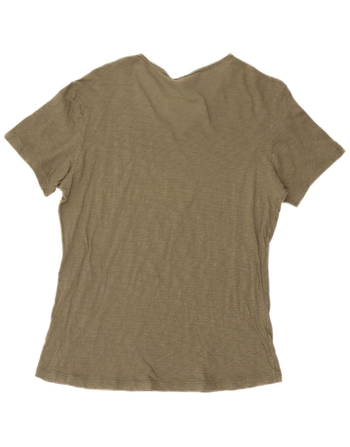 T-shirt damski BENETTON Top UK 16, duży khaki