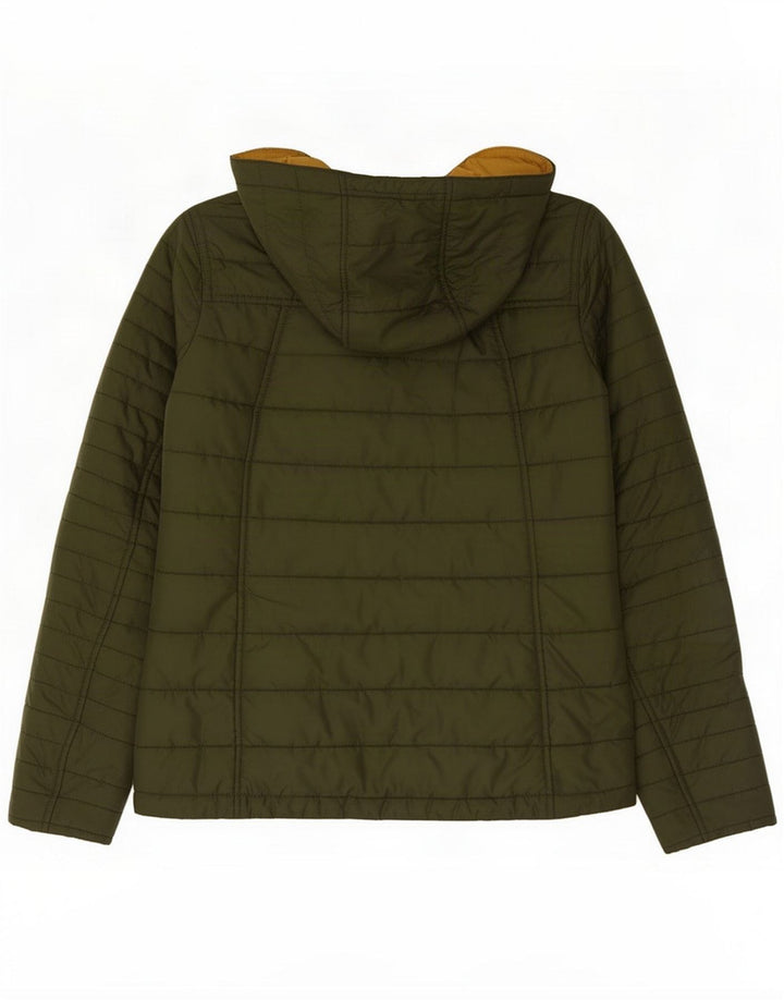 Barbour damska ocieplana kurtka z kapturem UK 8 Small Green Polyester