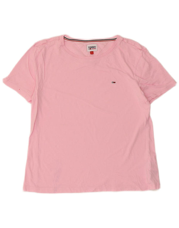 T-shirt damski Tommy Hilfiger Top UK 10 Small Pink Cotton