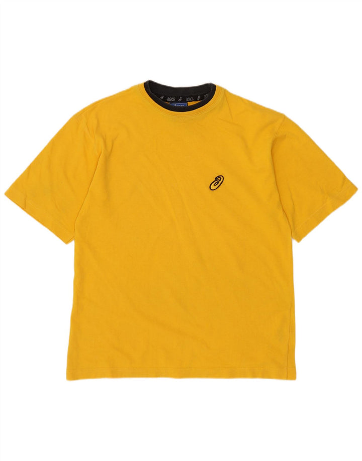 T-shirt chłopięcy Asics w wieku 11–12 lat, żółty, bawełniany