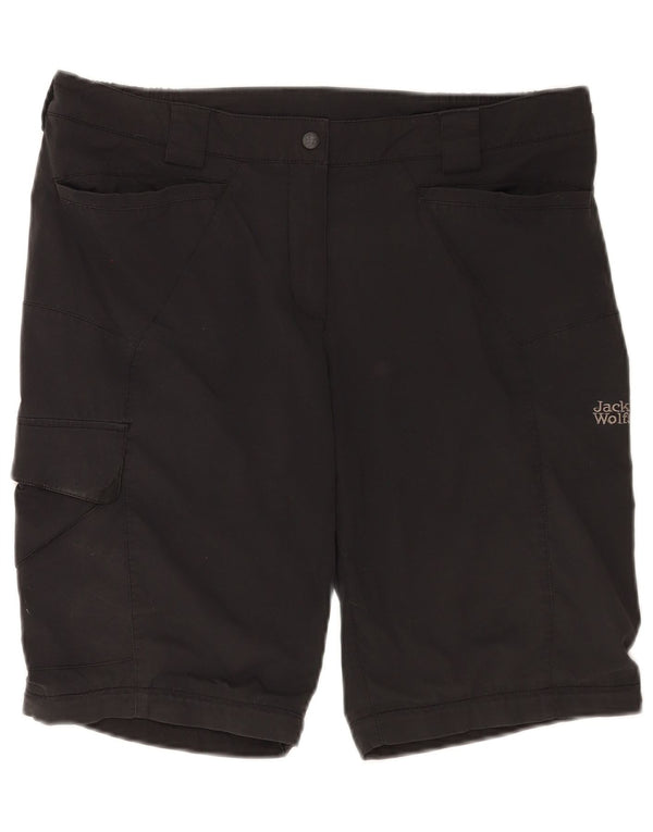 Damskie spodenki cargo Jack Wolfskin UK 12/14 Medium W34 czarne