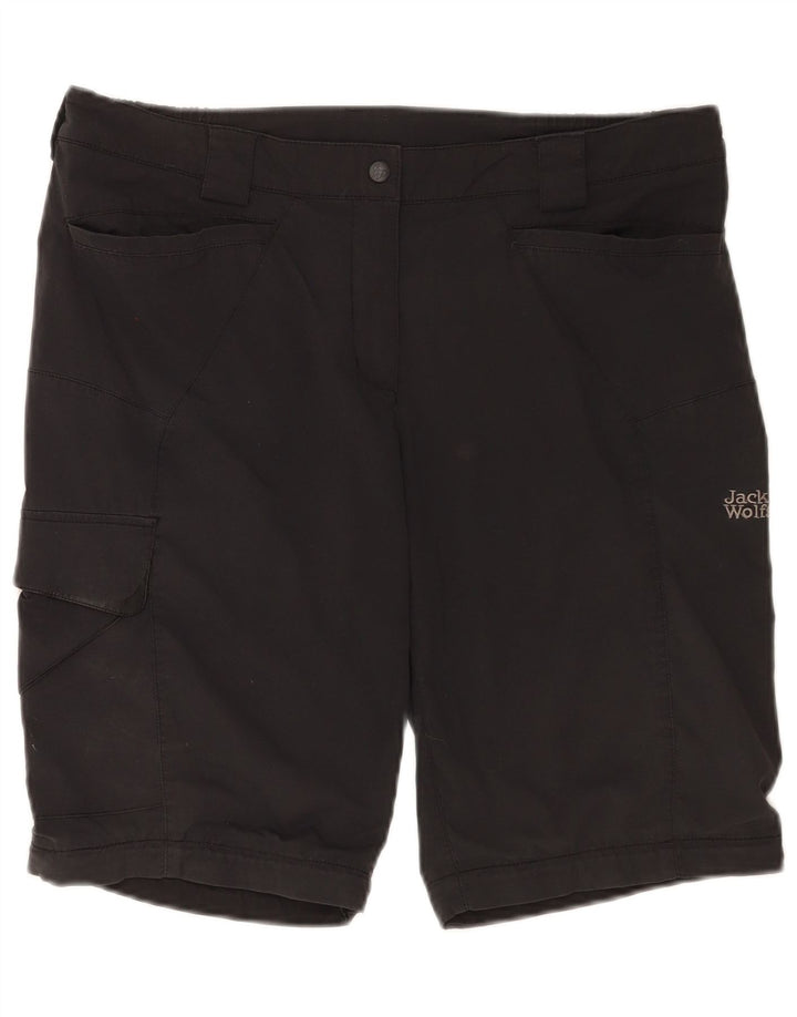 Damskie spodenki cargo Jack Wolfskin UK 12/14 Medium W34 czarne