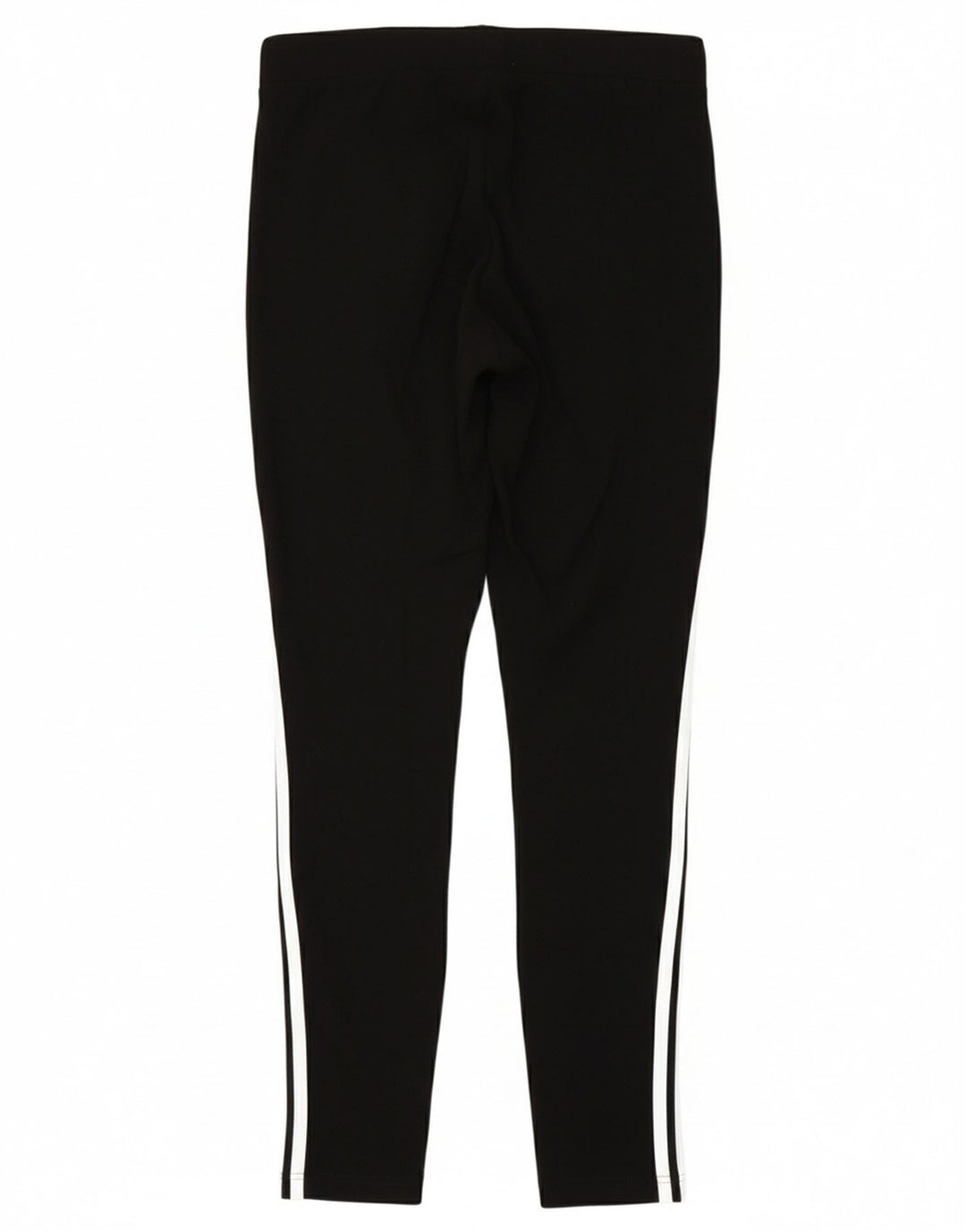 ADIDAS Womens Leggings UK 14 Large  Black Cotton