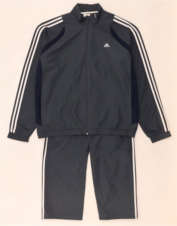 Adidas Męskie Climalite Full Tracksuit UK 44/46 Duży szary blok kolorów