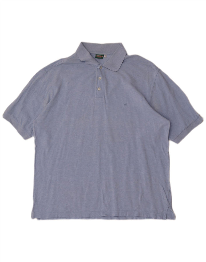 Męska koszulka polo Invicta XL, niebieska, bawełniana