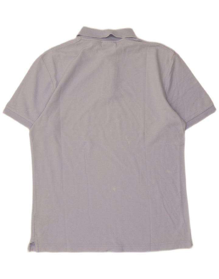 Męska koszulka polo Fila, niebieska, bawełniana