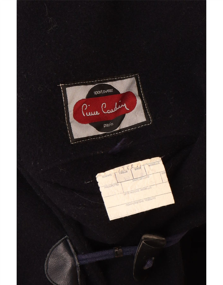 Płaszcz męski z kapturem Pierre Cardin IT 50, duży, granatowy, wełniany
