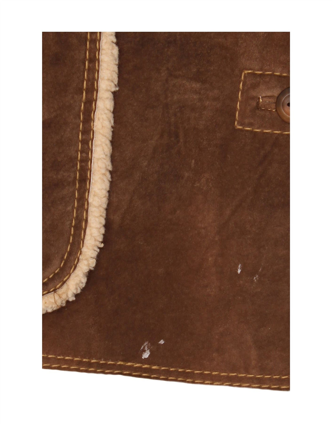 Damska kurtka shearling Conbipel IT 48 XL, brązowa skóra