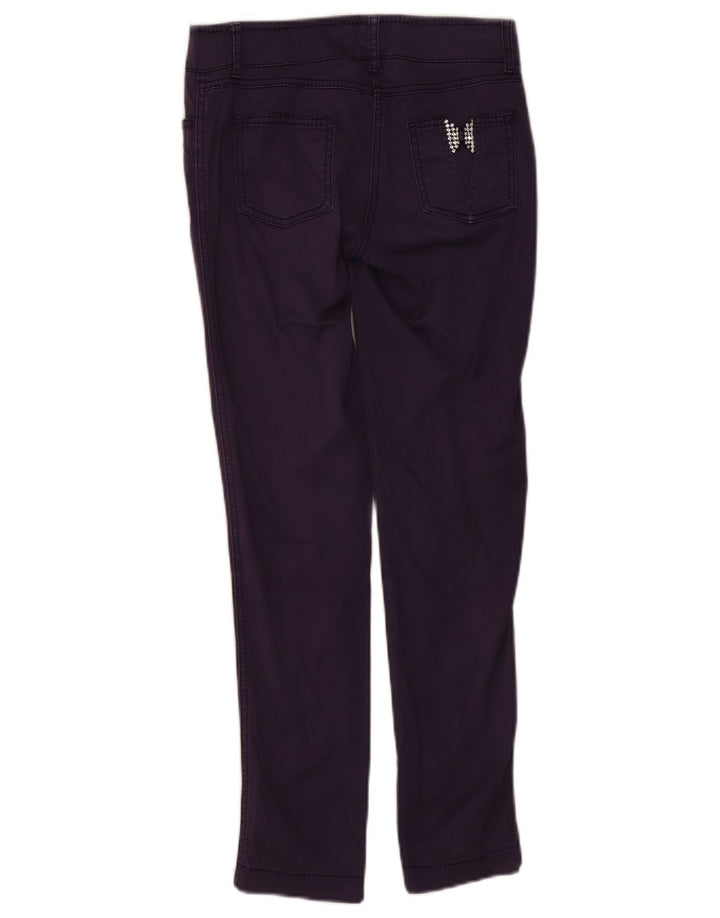 Damskie spodnie typu slim casual Roccobarocco US 6 Medium W28 L28 Granatowe