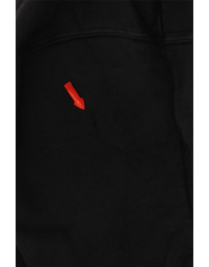 Męski sweter z kapturem i zamkiem błyskawicznym Nike, mały, czarny, bawełniany