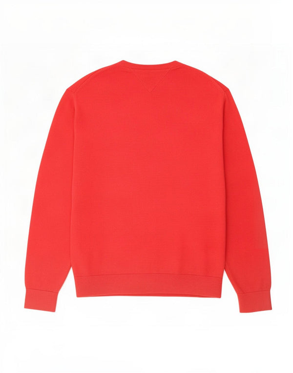 Damski sweter Tommy Hilfiger z dekoltem w kształcie litery V, UK 20 2XL, czerwony