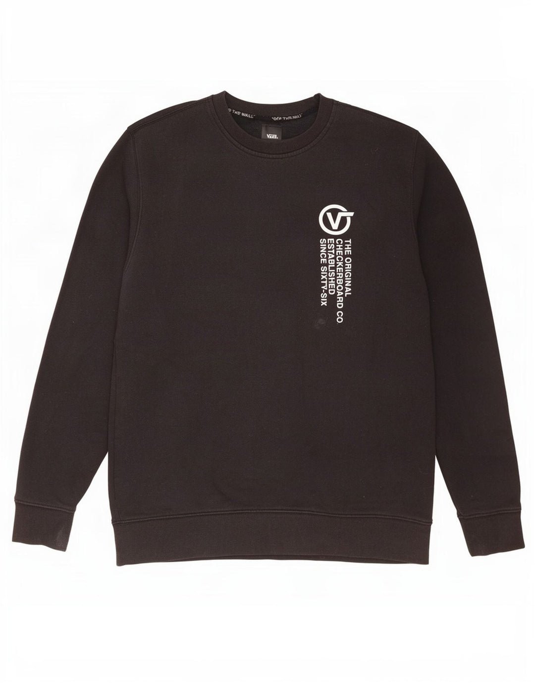 Męska bluza z grafiką Vans, średnia czarna, bawełniana