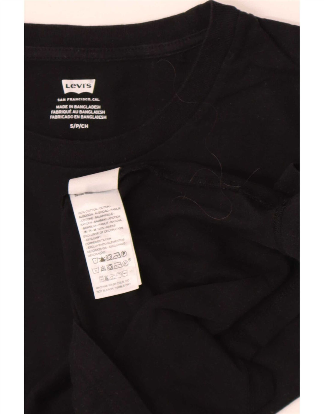 Koszulka damska Levi's Top UK 10, mała, czarna, bawełniana