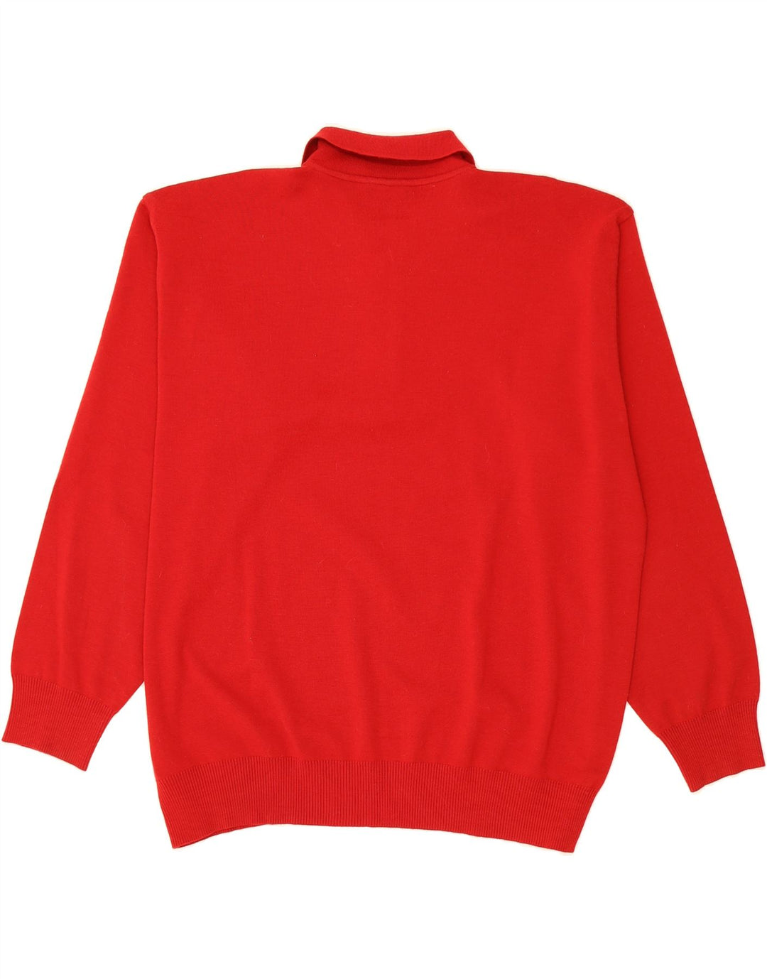 Męski sweter polo PAUL & SHARK 2XL, czerwona wełna