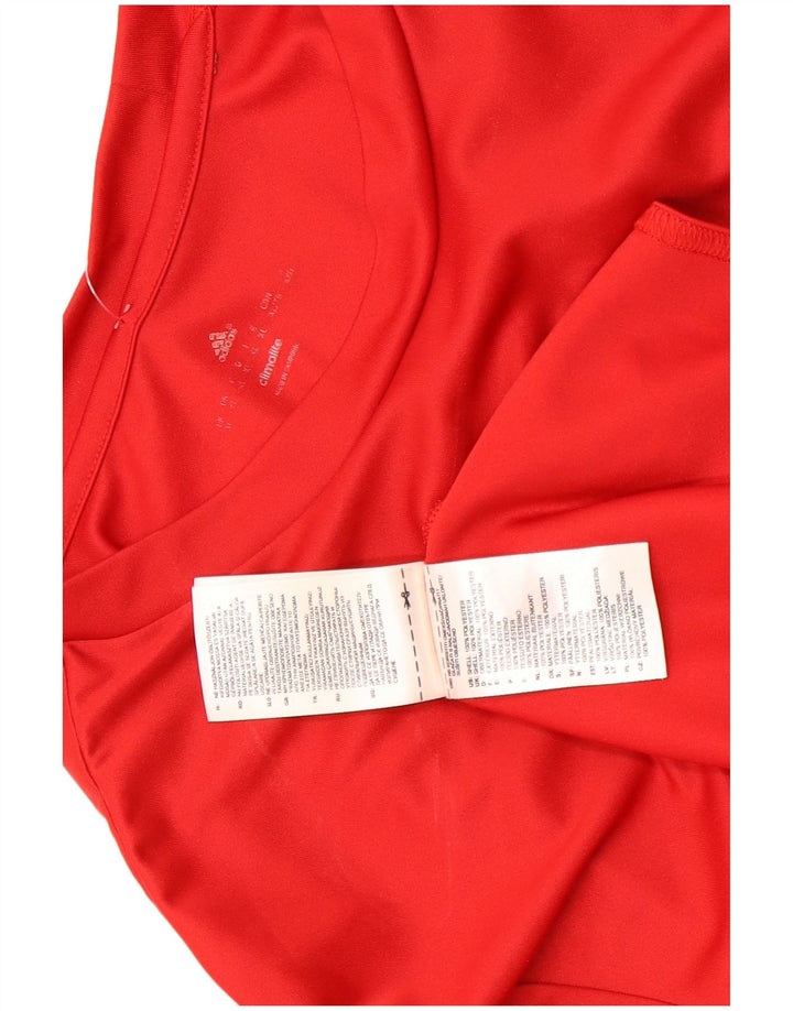 Adidas Męska koszulka Climalite Top XL Czerwony Poliester