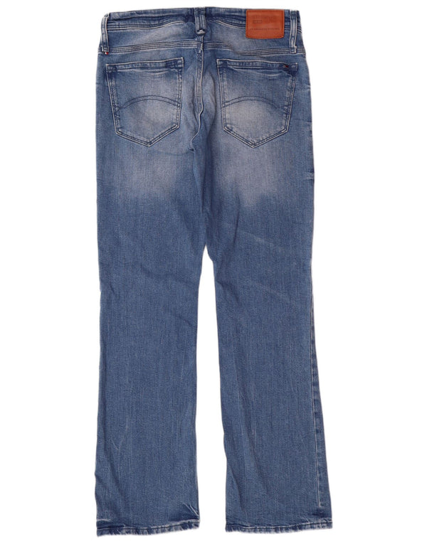 Męskie jeansy Bootcut TOMMY HILFIGER W32 L32 Niebieskie, bawełniane