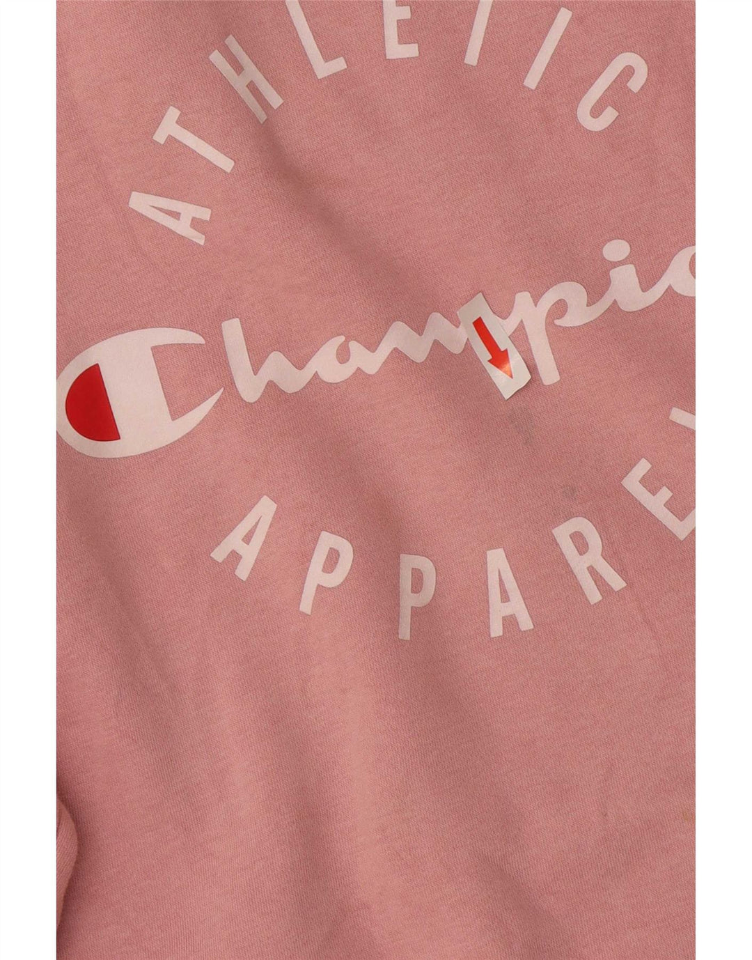 Damska bluza z grafiką Champion UK 14 Średnioróżowa bawełna