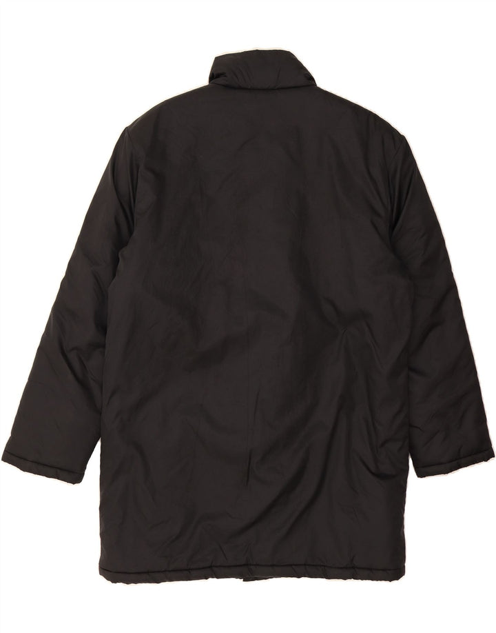 ADIDAS Mens Windbreaker Coat UK 38/40 Medium Black Nylon Vintage Adidas and Second-Hand Adidas from Messina Hembry 