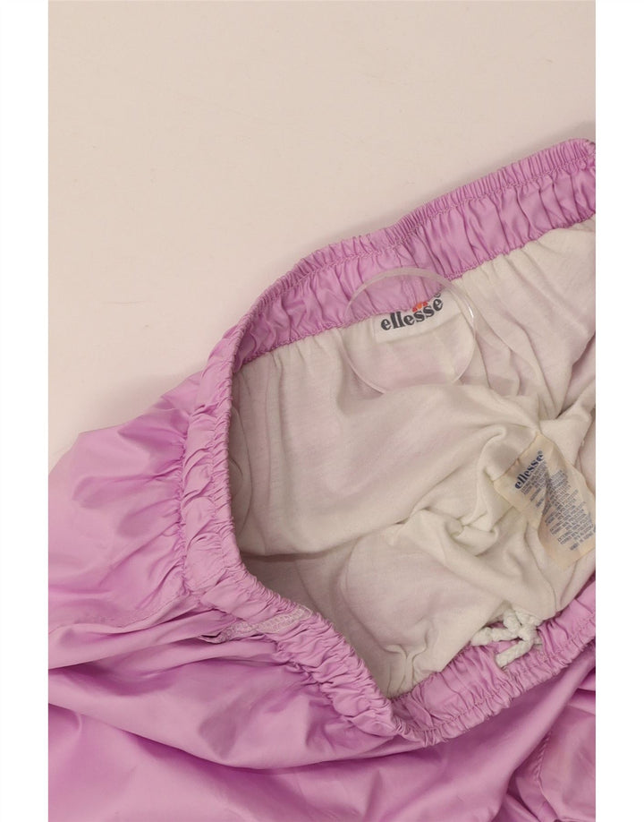 ELLESSE Womens Tracksuit Trousers UK 8 Small Pink Polyester