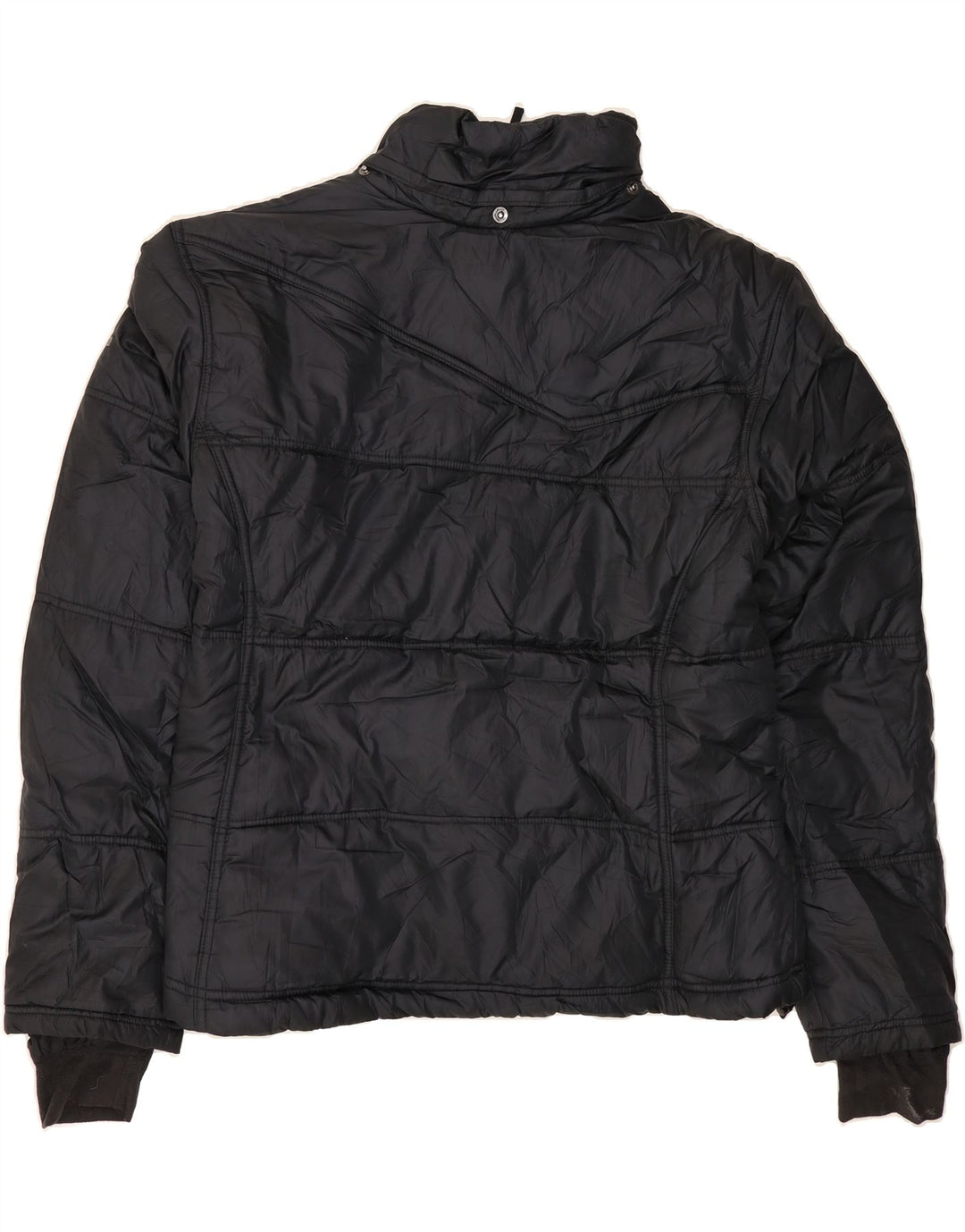 COLUMBIA Womens Padded Jacket UK 18 XL Black Polyester Vintage Columbia and Second-Hand Columbia from Messina Hembry 