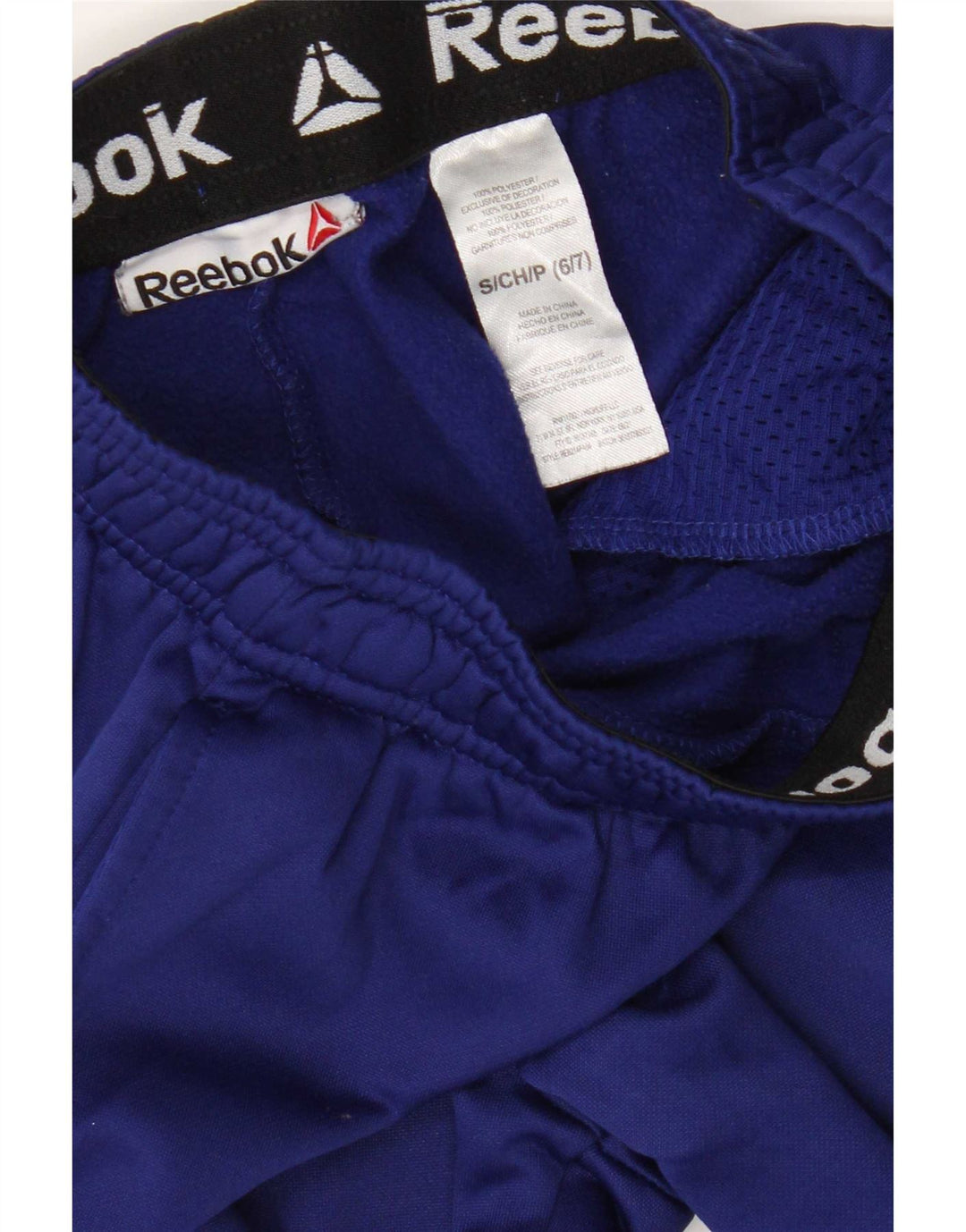 Chłopięce spodnie dresowe Reebok Joggers 6-7 lat, małe, niebieskie, poliestrowe