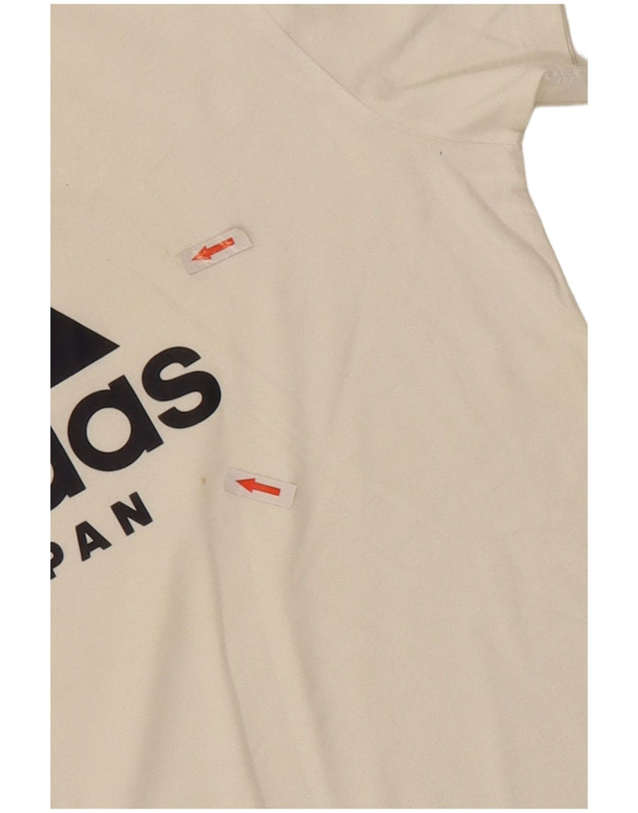 Męska koszulka graficzna Adidas Top Medium White