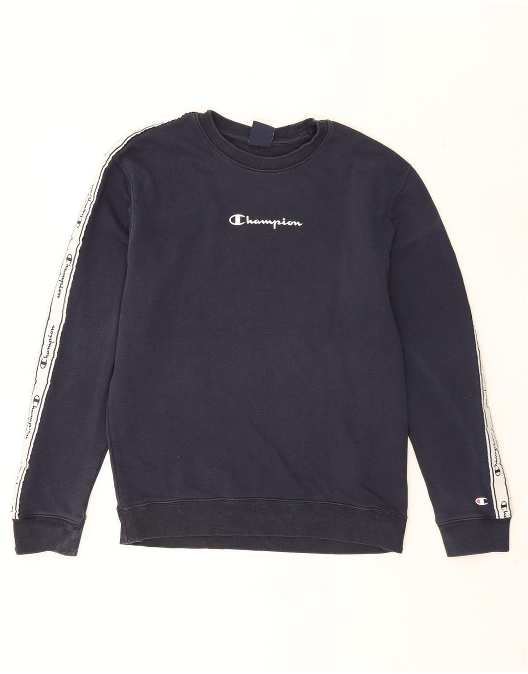 Męska bluza Champion Graphic Jumper Średni granatowy, bawełniany blok kolorów