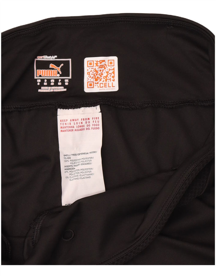 Damskie spodenki sportowe Puma Bermudy UK 10, małe, czarne, poliestrowe