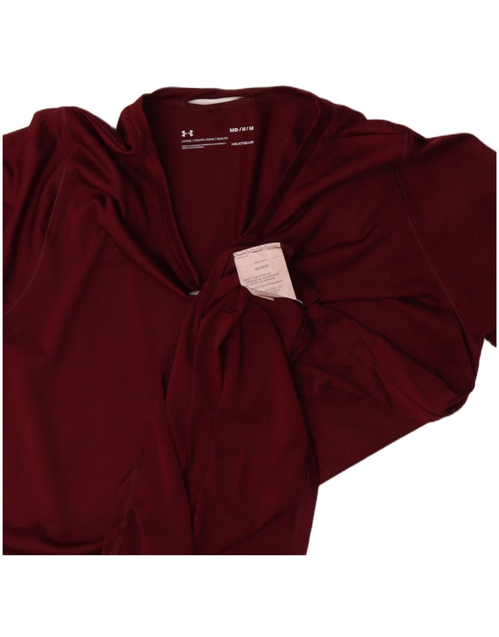 Damska koszulka Under Armour Top UK 12, średnio czerwona, poliestrowa, sportowa