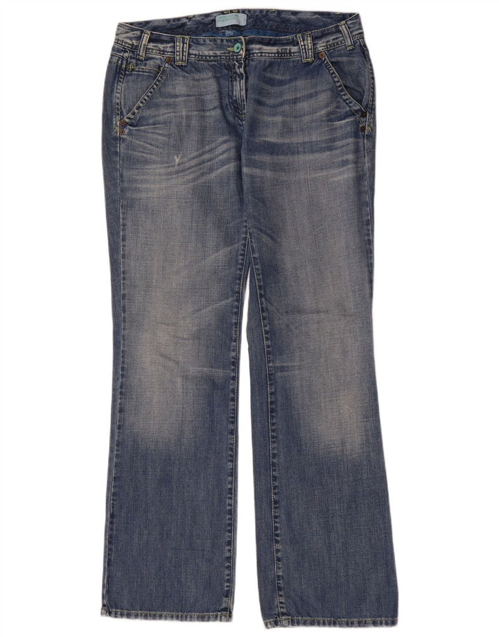 Damskie jeansy BENETTON Bootcut IT 48 XL W34 L33 Niebieskie, bawełniane