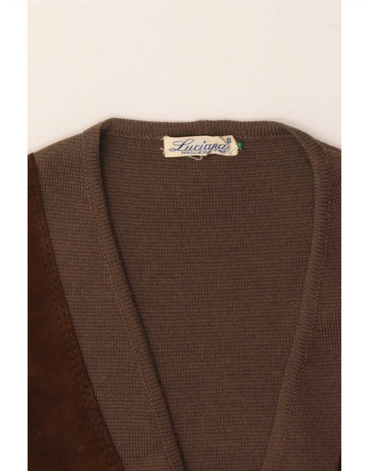 Luciana Kamizelka damska UK 8 Small Brown