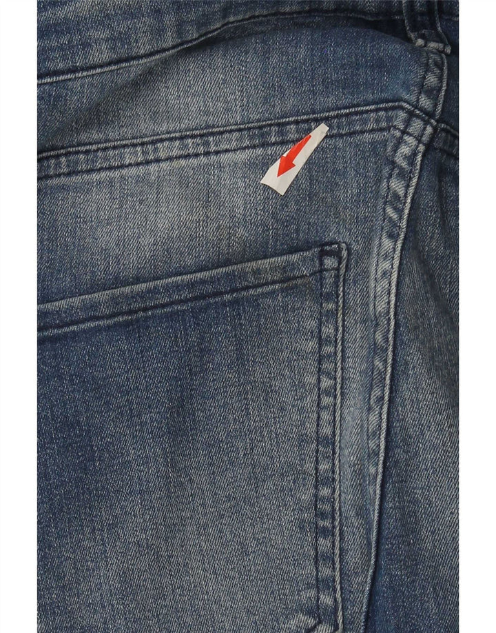 Męskie jeansy Zara w trudnej sytuacji EU 40 Medium W31 L28 Niebieski blok kolorów