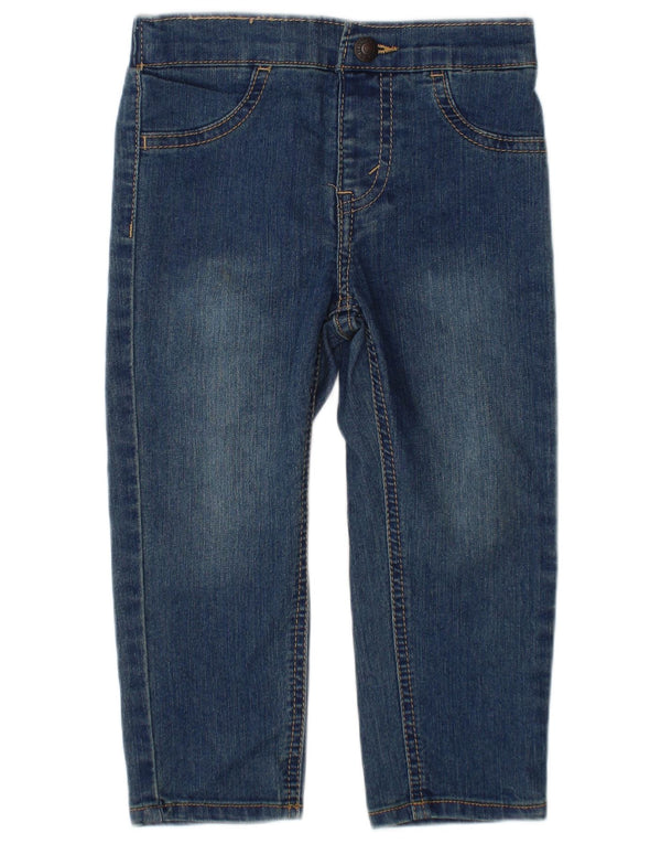 LEVI'S Baby Girls Straight Jeans 12-18 Months W18 L13 Blue Cotton