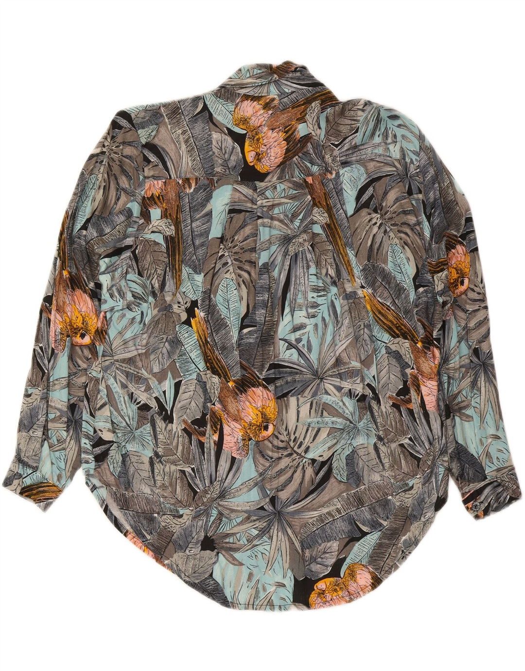 Damska bluzka koszulowa VELENO UK 20 2XL Wielokolorowa wiskoza w kwiaty