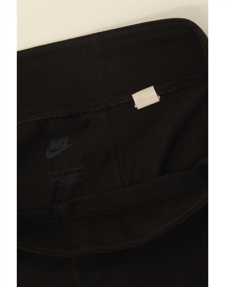 Damskie legginsy Nike Graphic UK 10, małe, czarne