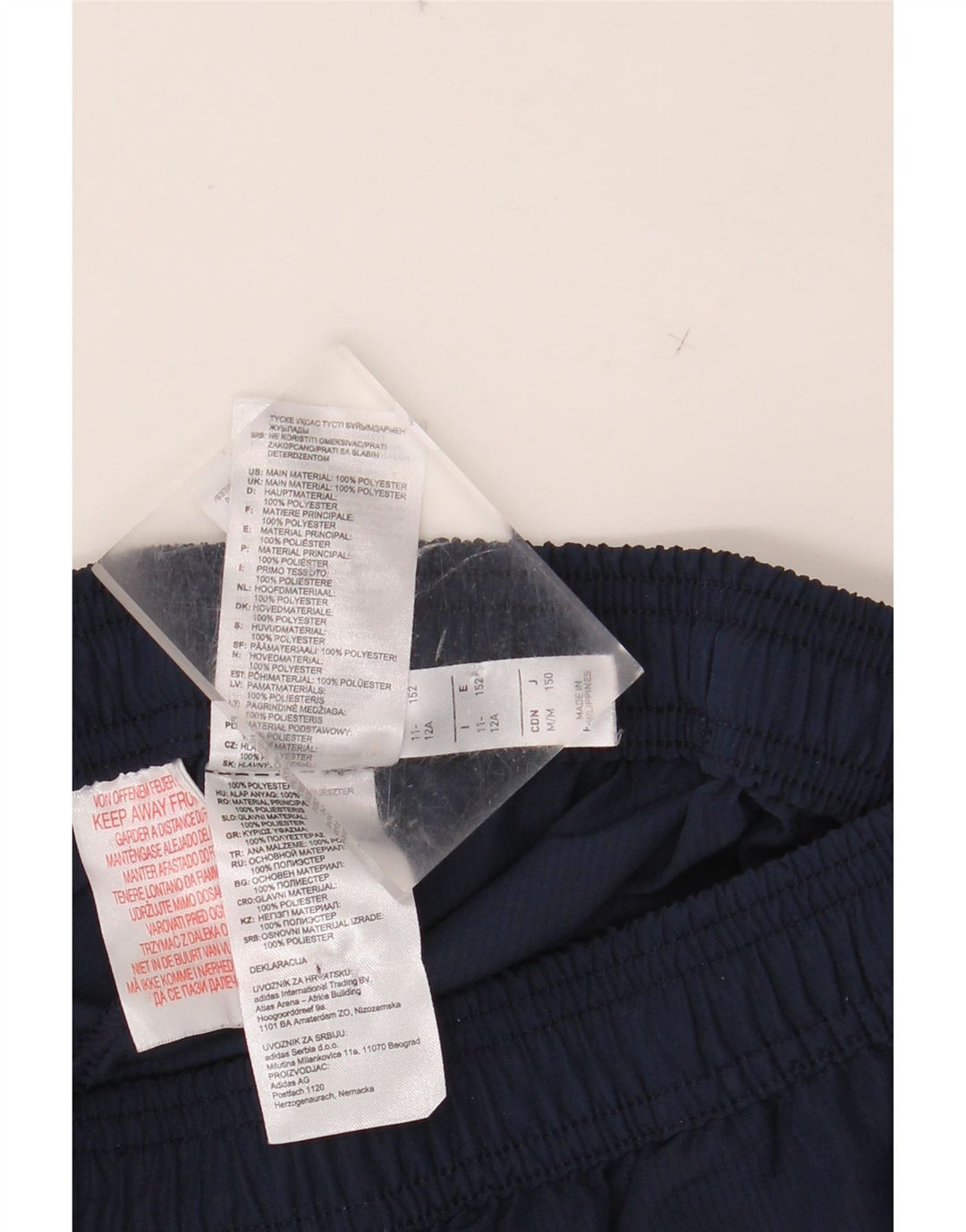 Chłopięce spodnie dresowe ADIDAS Arsenal 11-12 lat, granatowy, poliester