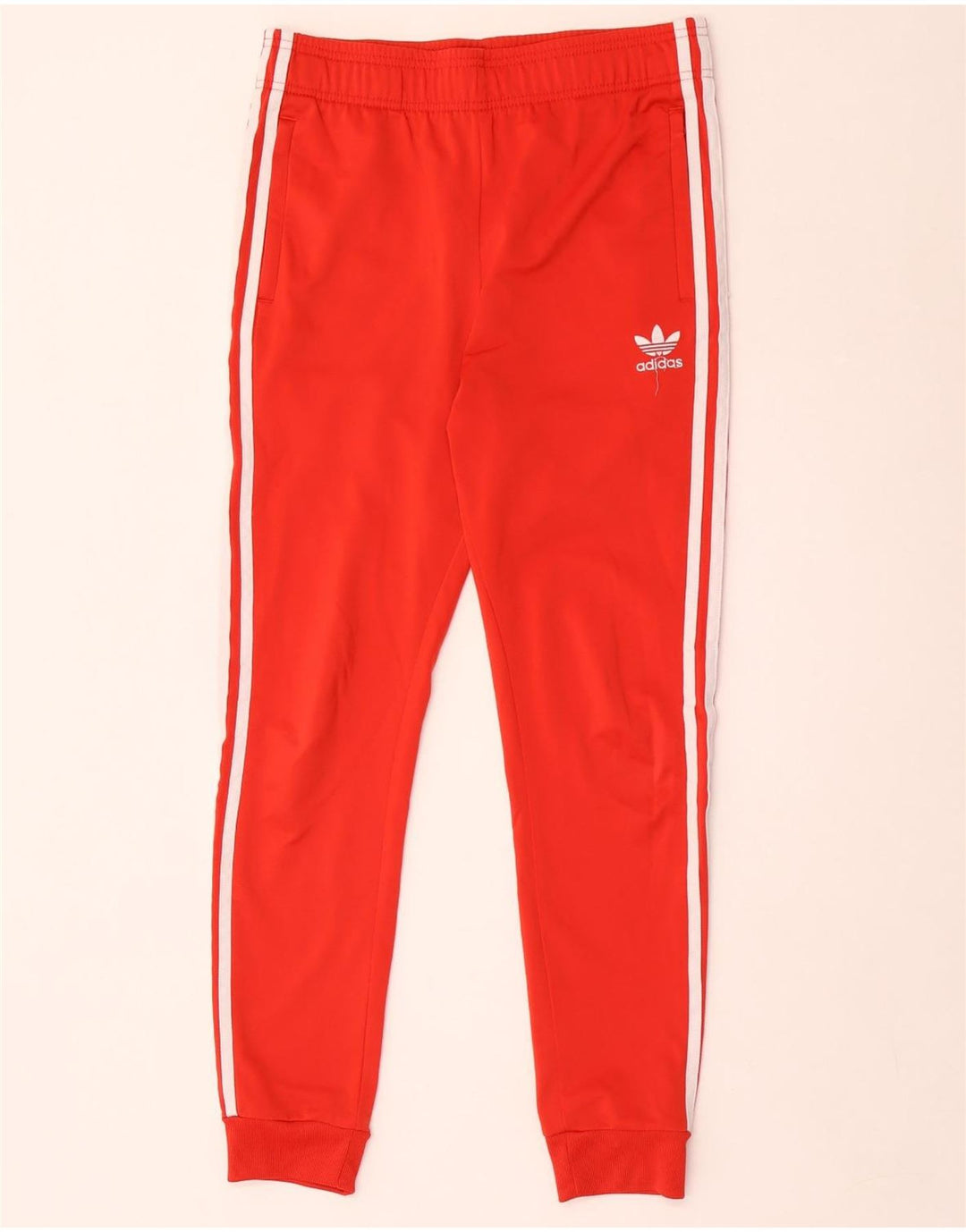 Adidas Chłopięce Spodnie Dresowe Joggery 13-14 Lat Czerwony Poliester