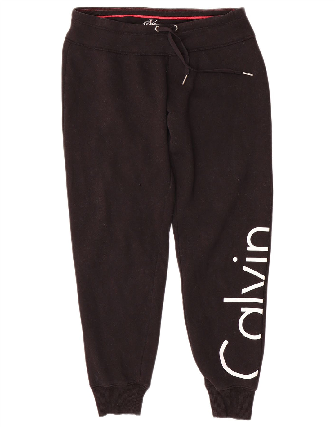 Damskie spodnie dresowe CALVIN KLEIN Graphic Joggers UK 10 Small Black