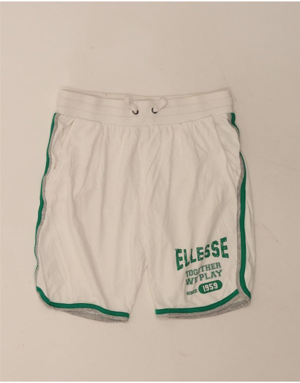 Damskie spodenki sportowe Ellesse Graphic UK 8, małe, bawełniane w białe paski