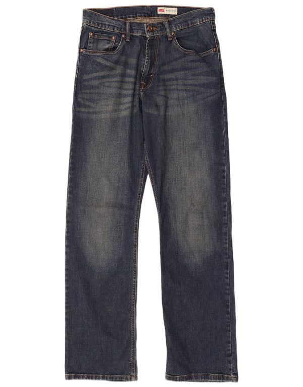Męskie jeansy typu Bootcut WRANGLER W30 L32, niebieskie, bawełniane