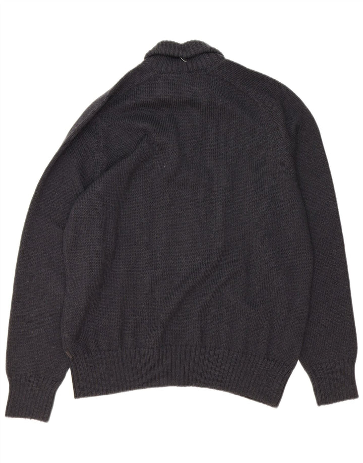 Męski sweter Hugo Boss Slim Fit z guzikami pod szyją XL, szary