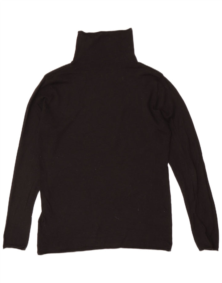 Top damski H&M z długim rękawem UK 14, średni czarny, modal