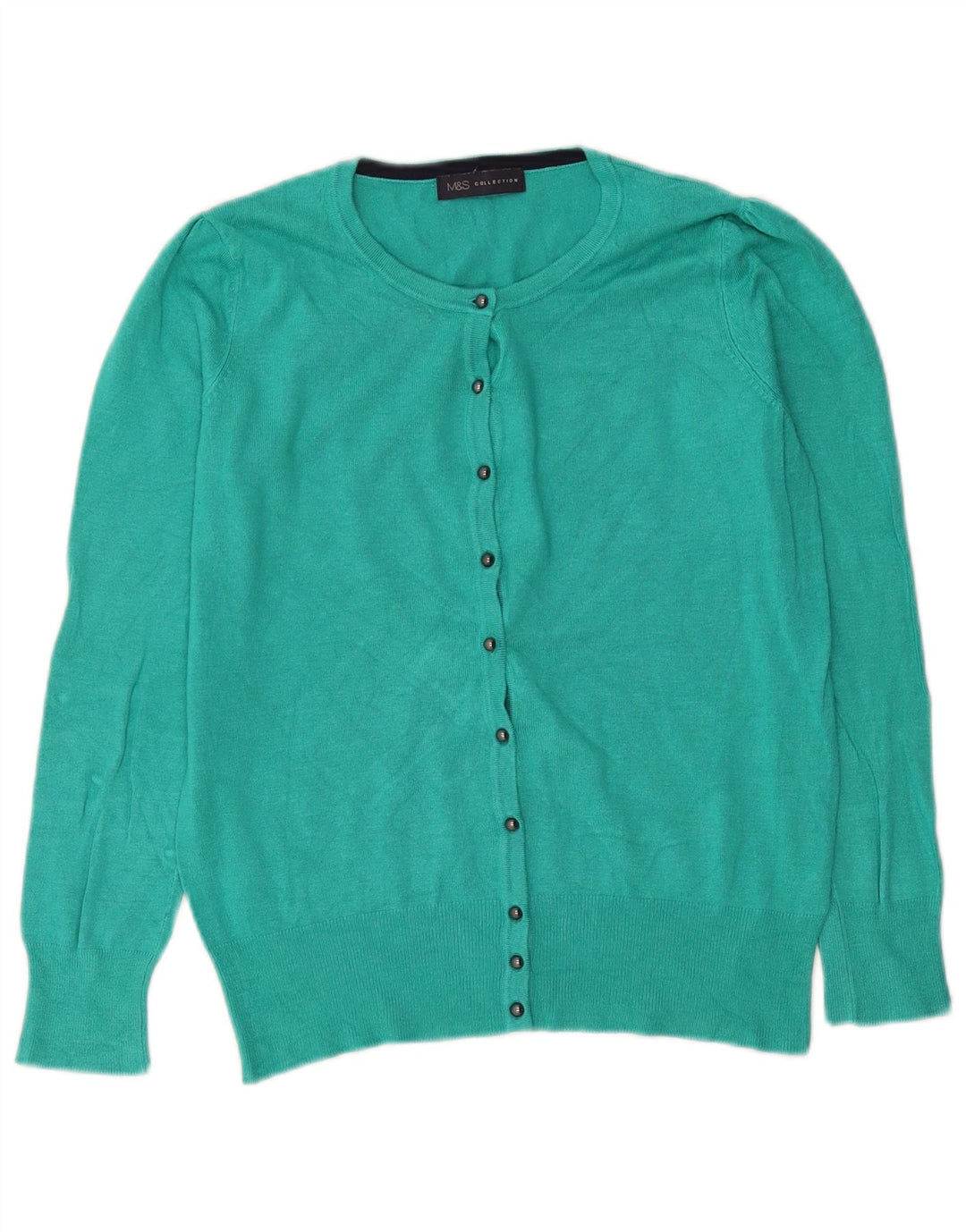 Sweter damski Marks & Spencer UK 12 Średni turkusowy wiskoza