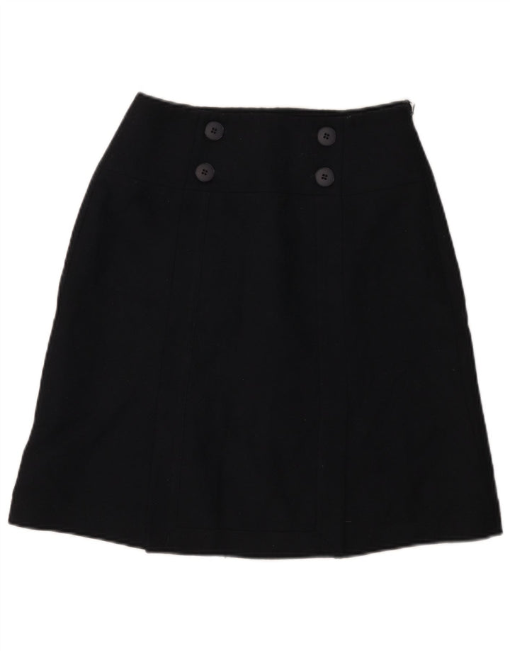 Spódnica damska Hobbs w kształcie litery A UK 8 Small W26 Granatowa wełna